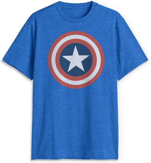 Discover Marvel Mens 80s Captain 2 Short Sleeve T-Shirt