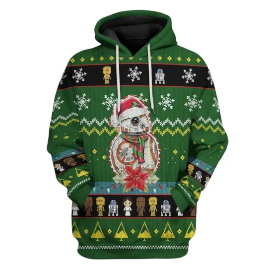 Discover 3D SW Christmas Custom Tshirt Fleece Hoodie Apparel