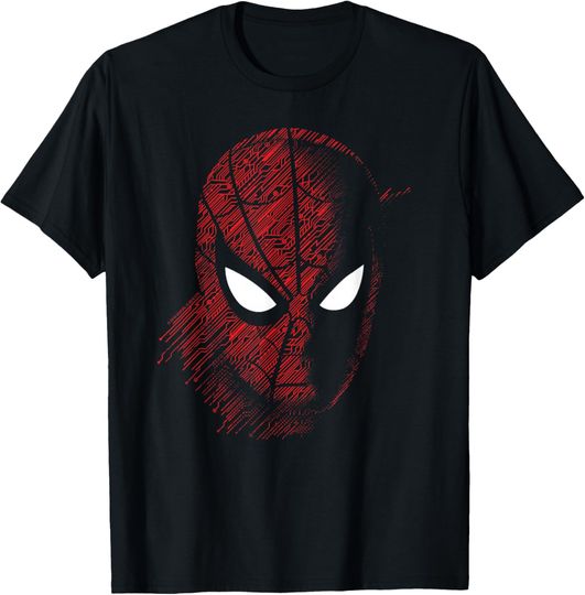 Discover Marvel Spider-Man: Far From Home Close Up T-Shirt
