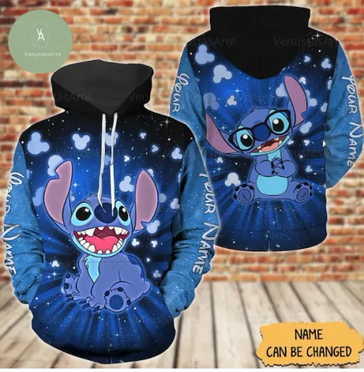 Discover Personalized Stitch 3D HOODIE HALLOWEEN GIFT CHRISTMAS GIFT BEST PRICE US SIZE