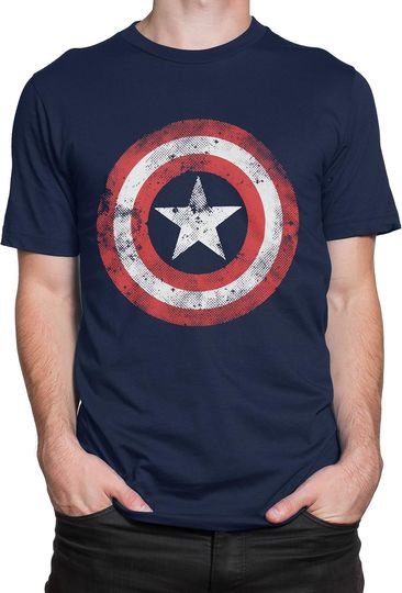 Discover Marvel Mens' Captain America T-Shirt