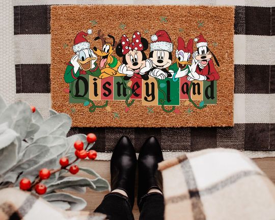 Discover Merry Christmas Santa Doormat, Santa Claus Christmas Welcome Mat, Holiday Front Porch Decor, Festive Outdoor Entryway Rug, Xmas Home Decor