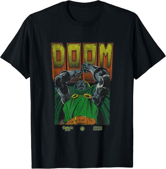 Marvel Comics Doctor Dooom Retro Villain Strike T-Shirt