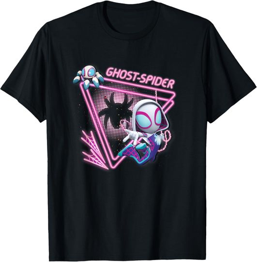 Marvel Spidey And His Amazing Friends Ghost-Spider Hologram T-Shirt