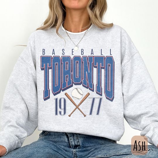 Discover Vintage Toronto Baseball Sweatshirt, Toronto Baseball Hoodie, The Jays Baseball Shirt, Canada Sports Crewneck, Canada Baseball T-Shirt