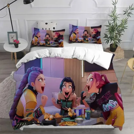 3D Demon-Hunters Bedding Set