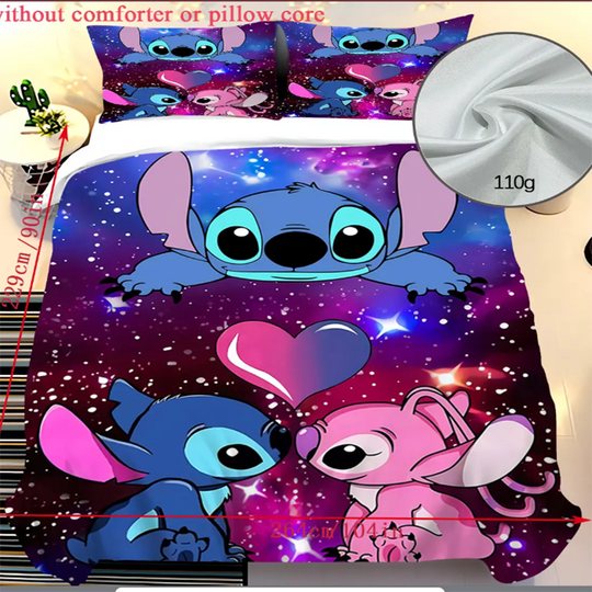 Discover Stitch Christmas Gifts  Anime Bedding Set
