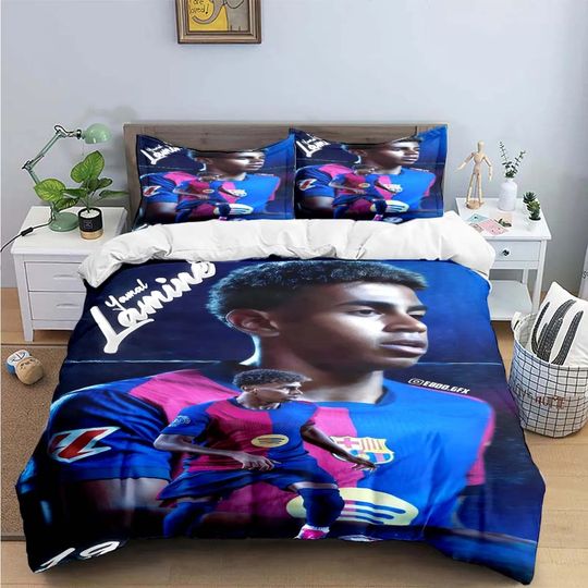 Discover Spain Football Star Bedding Set