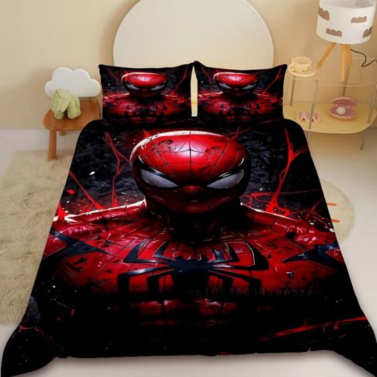 Discover Spiderman 3D Printing Bedding Set