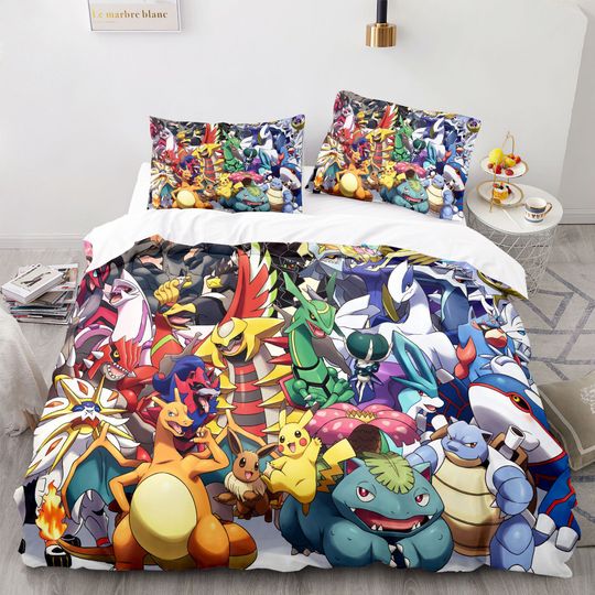 PKM Pika Bedding Set 3D Home Bedding Set
