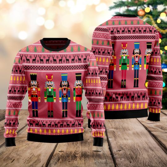 Discover Nutcracker Ugly Christmas Sweater, Retro Nutcracker Baller Shirt, Sugar Plum Fairy Sweatshirt, Christmas Gift For Balle Lover
