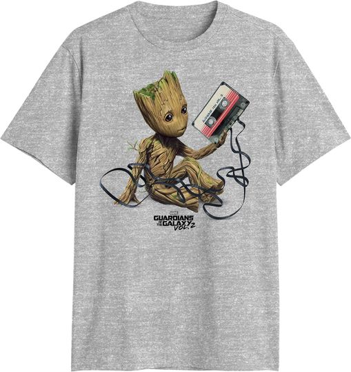 Marvel Guardians of The Galaxy Vol. 2 Baby Groot Cassette T-Shirt