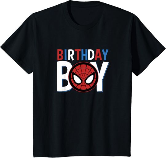 Discover Kids Marvel Universe Classic Spider-Man Super Birthday Boy T-Shirt