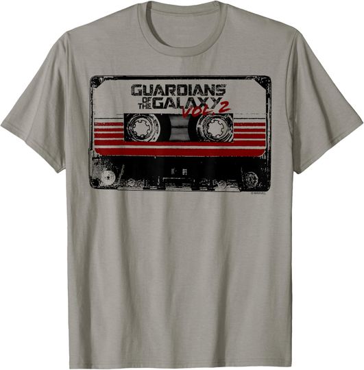 Marvel Guardians Of The Galaxy Vol 2 Awesome Mix Tape Logo T-Shirt