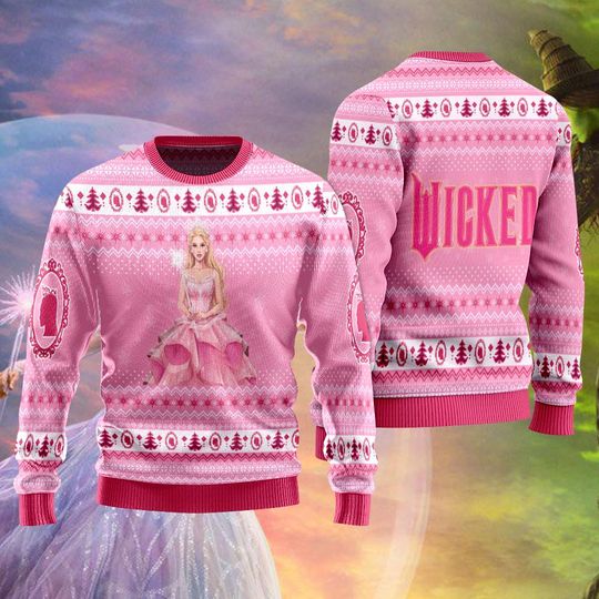 Wick-ed Musical Movie Ugly Christmas Sweater, Change For Good Shirt, Wizard Of Oz Outfit, Defy Dravity Sweatshirt