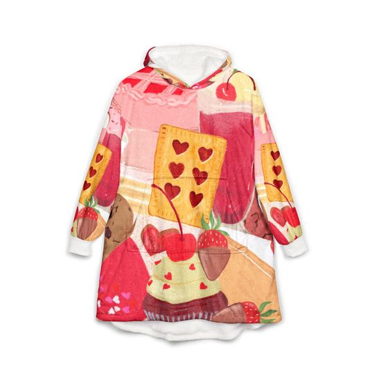 Discover Sweet Treat Unisex Hooded Blanket