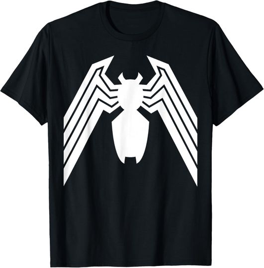 Discover Marvel Venom Classic Spider Symbol Halloween T-Shirt