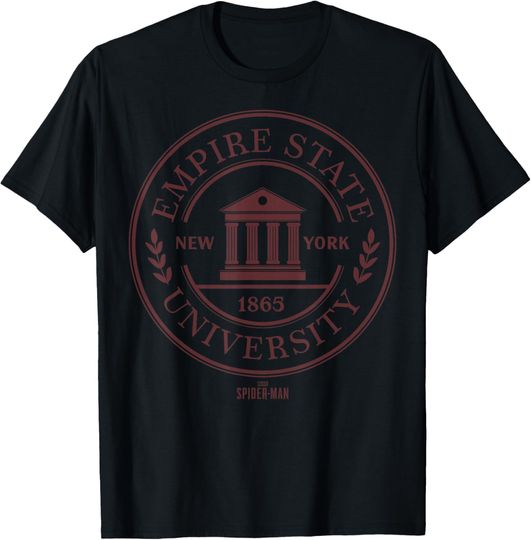 Discover Marvel Games Classic Spider-Man Empire State University T-Shirt