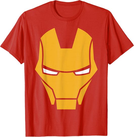 Discover Marvel Avengers Iron Man Big Face T-Shirt