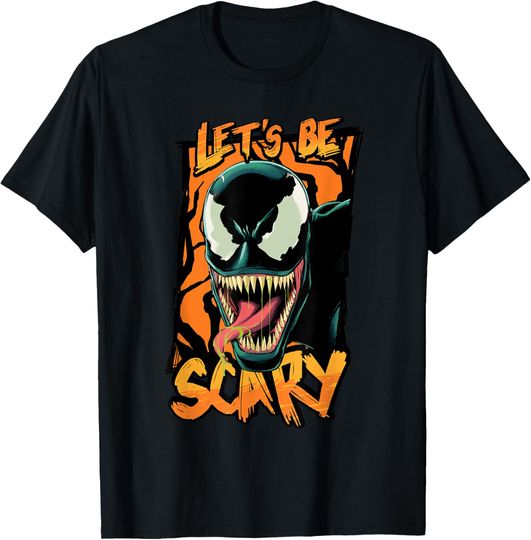 Discover Marvel Venom Halloween Trick or Treat Let’s Be Scary T-Shirt