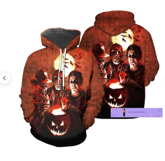 Discover Halloween Gifts, Horror Movie 3D HOODIE US Size Christmas Gift Halloween Gift