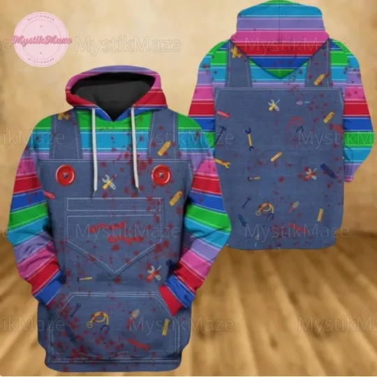 Chucky Halloween 3D HOODIE HALLOWEEN GIFT CHRISTMAS GIFT BEST PRICE US SIZE
