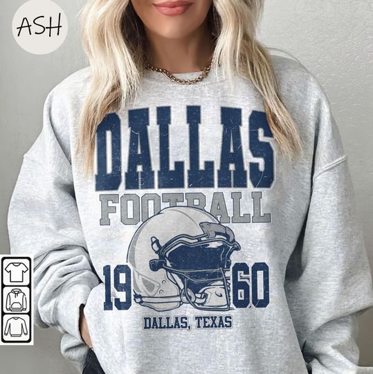 Discover Vintage 90s Dallas Football Vintage Style Sweatshirt,Dallas Football Shirt,Cowboy Tee ,Dallas Shirt,Football Shirt,Dallas Fans