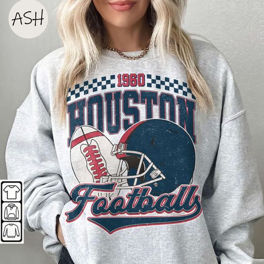 Vintage 90s Retro Style Houston Texans Football, 90s Bootleg, Vintage style Houston Texans fan