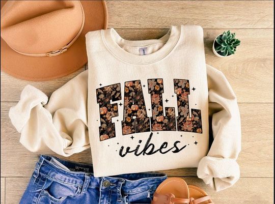 Discover Fall Vibes Sweatshirt, Pumpkin Season Tshirt, Thanksgiving Tshirt, Halloween Shirt, Fall Apparel, Autumn Hoodie, Thanksgiving Gifts Tee