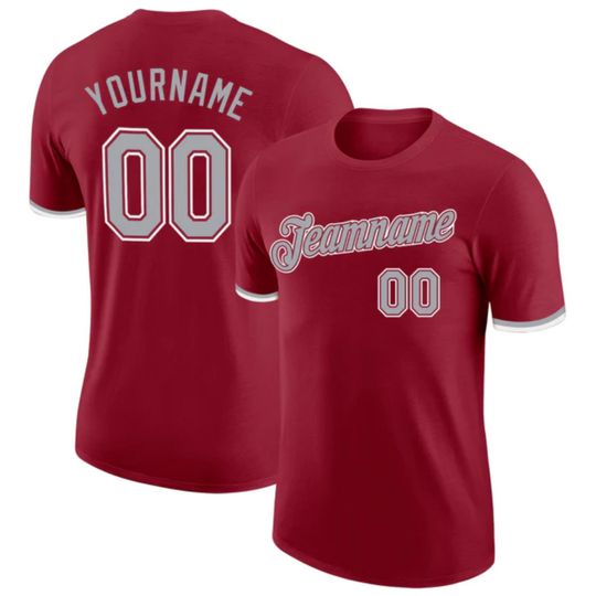 Discover Personalized Baseball Jersey T-Shirt: Custom Team Name & Number