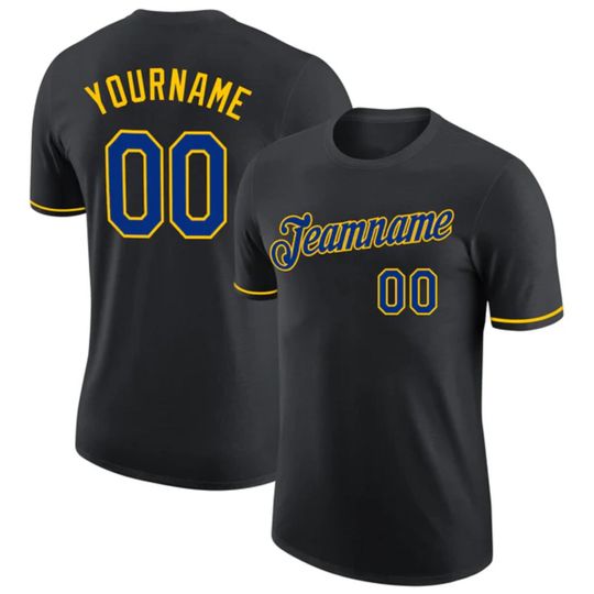 Discover Personalized Baseball Jersey T-Shirt: Custom Team Name & Number