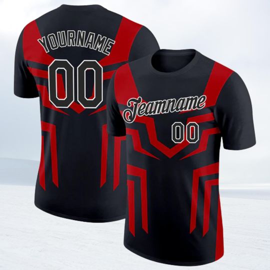 Discover Custom Baseball Jersey T-Shirt: Personalized Team Name & Number