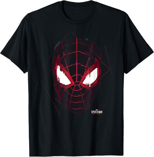 Marvel Spider-Man: Miles Morales Glitch Mask T-Shirt