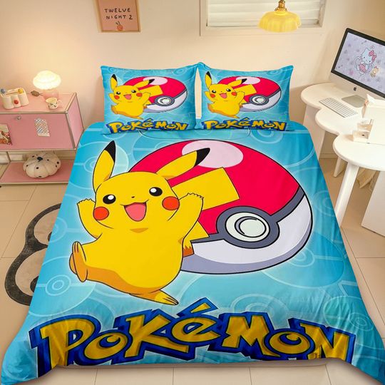 Pika Cute PKM Bedding Set