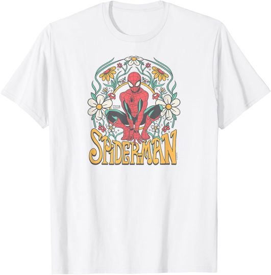 Discover Spider-Man - Florals T-Shirt