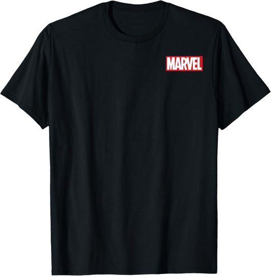 Discover Marvel Studios Logo Stack Front & Back T-Shirt