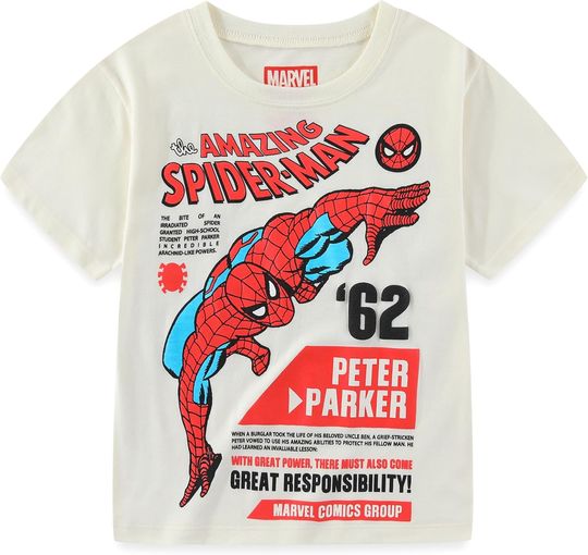 Discover Marvel Spider-Man Boys Short Sleeve T-Shirt for Big Kids