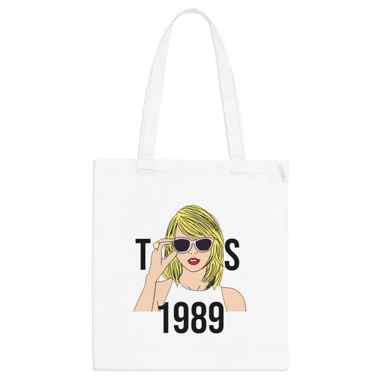 Discover Taylorr Swifts Inspired Tote Bag, taylorr version Tote Bag, taylorr version fan school bag, Taylorr 1989