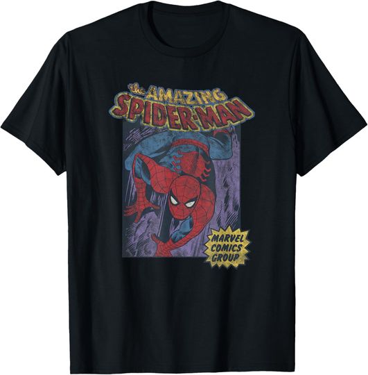 Discover Marvel Spider-Man Classic Amazing Spider-Man Comic T-Shirt
