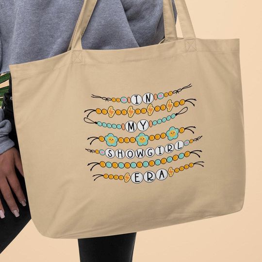 Discover In My Showgirl Era Large Tote Bag Tswiftt Inspired