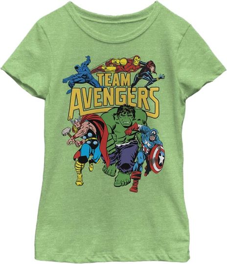 Discover Marvel Girls Avengers Assemble T-Shirt