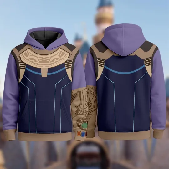 Infinity War Thanos 3D Halloween Costume Hoodie