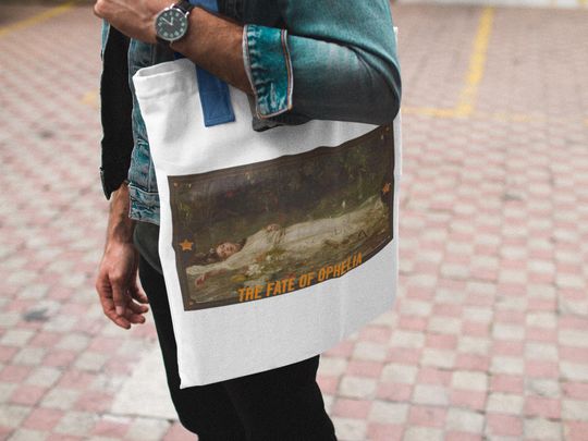 Discover The Fate of Ophelia Tote Bag: taylorr version Showgirl Reusable Bag