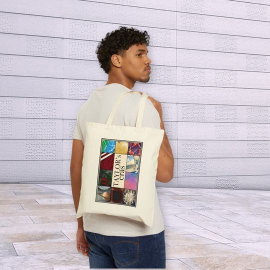 Discover Taylorr Tote Bag Era Tour Merch Canvas Tote Swifty Fan Art Canvas Tote Bag Taylorr Swifty Era Tour Bag Canvas Tote Taylorr Album Art Bag Swifty