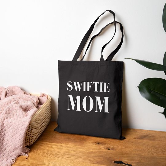 Discover Swifty Mom  Canvas Tote Bag: Taylorr Fan Gift