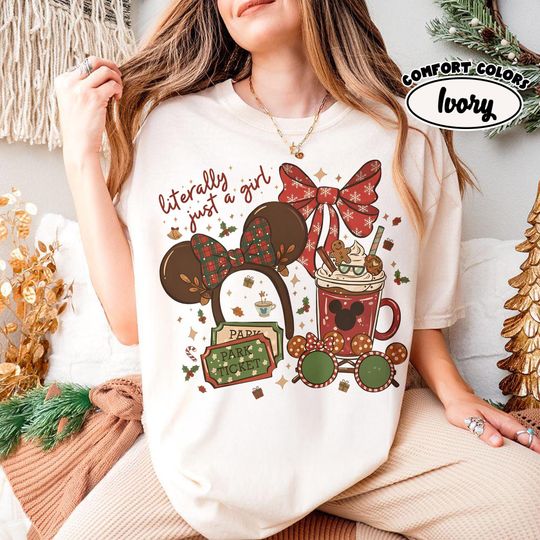 Discover Vintage Minnie Christmas T-Shirt, Disney Holiday Gingerbread Cookies T-Shirt