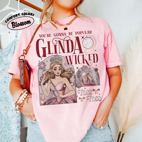 Discover Glinda The Good Wicked Graphic T-Shirt, Broadway Musical Inspired, Wizard of Oz Theater Gift