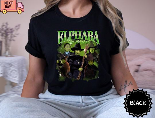 Discover Wicked The Musical T-Shirt, Glinda & Elphaba, Changed For Good, Wicked Costume