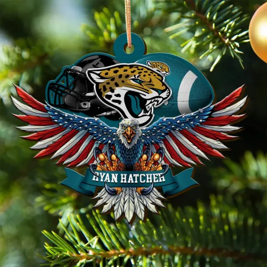 Discover Personalized Jacksonville Team Football Jaguarss Eagle Sport Ornament