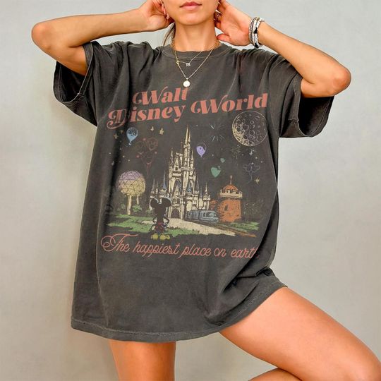 Discover Retro Disneyworld Shirt, Walt Disneyworld Shirt, Mickey And Friends Shirt, Disney 2025 Trip, Disneyworld Shirt, Retro Disney Shirt